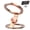 Rose Gold, variant on Double-Sided Magnetic Fidget Spinner Stand, Fingertip Gyroscope Phone Holder, 360° Rotation Folds Pocket-Flat for Desk Car Gym Travel,Silver