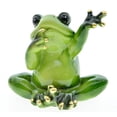 thumbnail image 3 of 3 de ranas nórdicas, estatuas de animales, colección de resina cómica, adorno artístico para el gar, escritorio, Patio, restaurante, decor perfecl Figuras de rana, 3 of 8