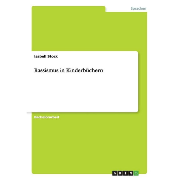 Rassismus in Kinderbüchern (Paperback)