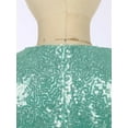 thumbnail image 5 of TiaoBug Kids Girls Junior Bridesmaid Dress Long Overlay Skirt Jumpsuit Mint Green 12, 5 of 8