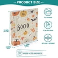 thumbnail image 3 of FORMRS 3 Ring Binder 1.5 inch with Pockets Set of 2 Clip Board 200 Sheets Capacity, Halloween Cute Pumpkins, 3 of 8