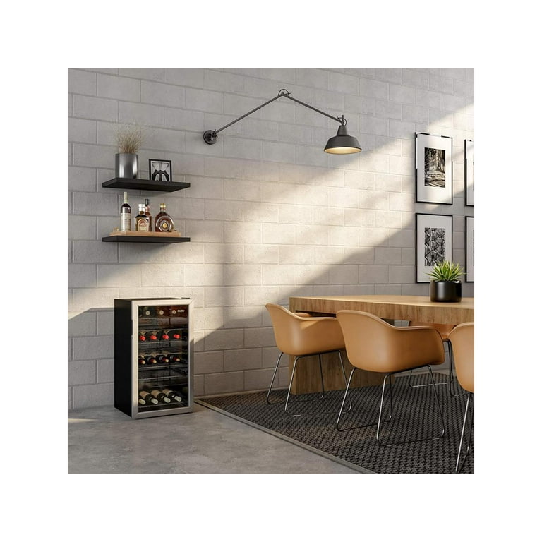 Danby 36 Bottle Free-Standing Wine Cooler in Stainless 