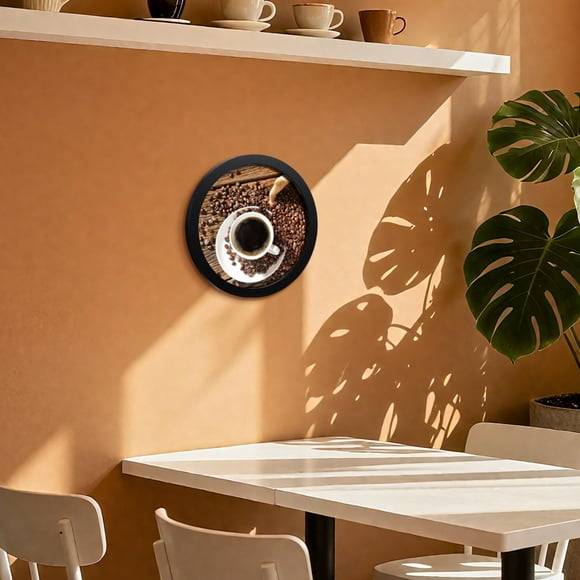 BEADCEST Circular Display Frame Wooden for Home Decor in Nordic Style 1Set