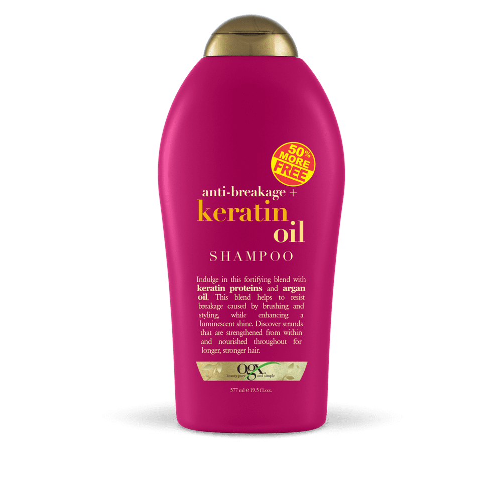 OGX AntiBreakage Keratin Oil Shampoo, 19.5 FL OZ