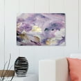 thumbnail image 4 of Wynwood Studio Abstract Wall Art Canvas Prints 'Carried Away Amethyst' Home Décor, 30" x 20", Purple, Gold, 4 of 5