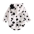thumbnail image 4 of GiLiling Toddler Spotted Dog Costume for Girls and Boys 3D Hooded Animal Jumpsuit for Halloween Dress-Up Outfit Party (White, 8-12 Months), 4 of 9