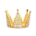 thumbnail image 4 of Worgeous Golden Crown Shape Cake Decor Made of Plastic for Decoration Ideal Party Supply 1 Pc, 4 of 8