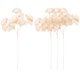 thumbnail image 2 of 4 tallos de hojas de ginkgo artificiales, ramas de ginkgo, plantas artificiales, 2 of 8