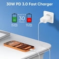 thumbnail image 3 of Cargador Alimu 30W USB C de carga rápida para iPhone 15-17, 3 of 7