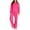 Hot Pink, variant on Outfits Set for Women 2 Piece Fall Outfits for Women Round Neck Solid Color Long Sleeve Shirt Elastic Waist Pocket Split Pants my items saved for later