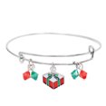 thumbnail image 2 of Latrodar Christmas Bracelet For Women Girls Thanksgiving Holiday Santa Expandable Crystal Bracelet Jewelry Silver up to 50% Off, 2 of 2