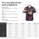 thumbnail image 5 of Balery Colorful Wolf Head Camisas hawaianas de manga corta para hombre, camisas playeras de corte holgado, camisas de vacaciones con botones,XX-Large, 5 of 7