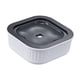 thumbnail image 4 of Cuenco de agua para perros con disco flotante, dispensador de agua automático para gatos sin ensuciar Blanco, 4 of 9