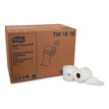 Tork Universal Toilet Paper, Septic Safe, 2-Ply, White, 500 Sheets/Roll, 96 Rolls/Carton -TRKTM1616