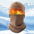 thumbnail image 5 of QSAWXQZ Men's Winter Fleece Balaclava Ski Mask Windproof Full Face Cover Thermal Neck Warmer Hood Free Size, 5 of 5