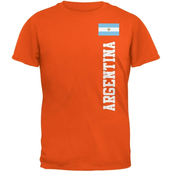 World Cup Argentina Orange Adult T-Shirt - Medium