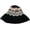 Black, variant on Wide Brim Bucket Hats Vintage Pattern Wool Pure Hand Crochet Coarse Wool Autumn Winter Fisherman Hat for Women