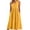 Yellow, variant on Sleeveless Midi Dress for Women Tank V-Neck Sundress with Pockets Lightweight Breathable Summer Casual Beach Wear S