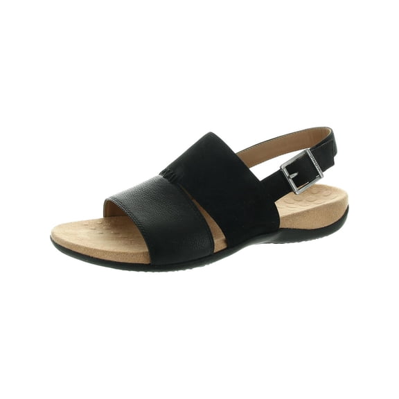 Vionic Womens Morro Leather Slip On Slingback Sandals
