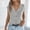 Gray, variant on Women's Ruched Slim Fit Tank Top - Sleeveless Crewneck Casual Summer Basic Cami Shirt