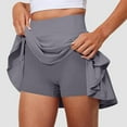 thumbnail image 3 of Summer 2025! Ohufall Women's Athletic Skorts,Women's New Color Mid-waist Skirt Pants Sports Casual Shorts Bottoming Skirt Pants Skirt for Running Workout, 3 of 5