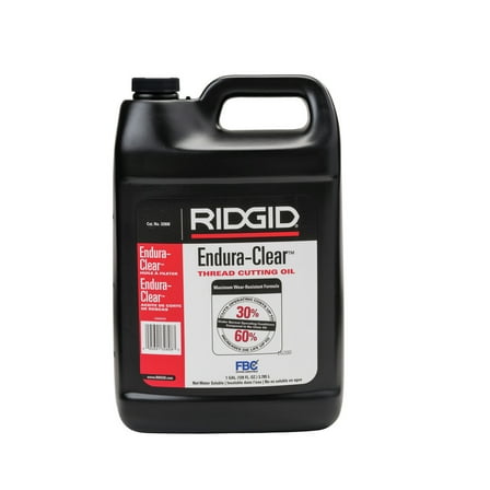 RIDGID Thread Cutting Oil 32808 Machine & Tool Lubricant Can, 1 gal - Dark