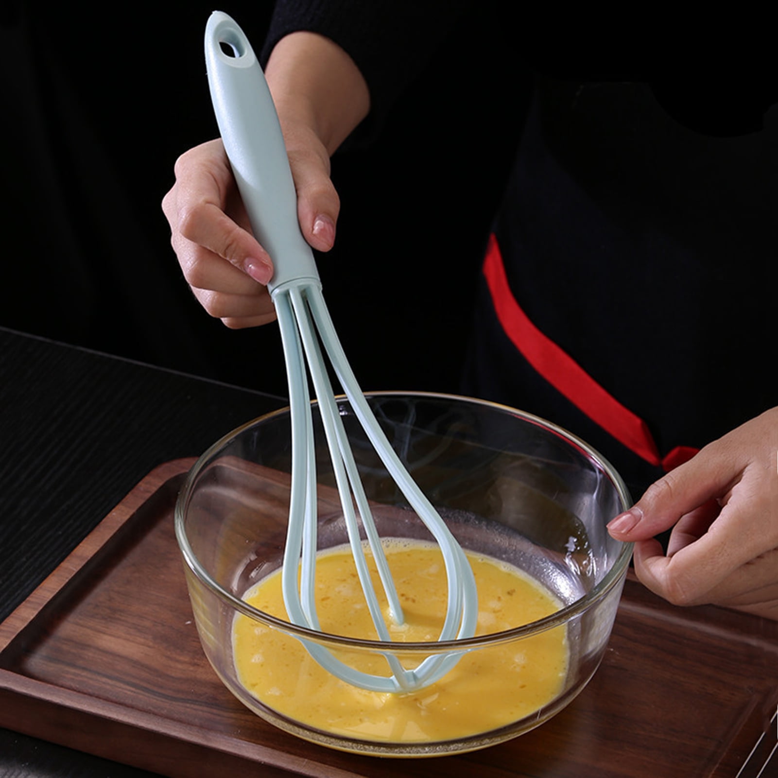WUCHENG Stainless Steel Flour Mixer Manual Dough Mixer and Noodle Salad Tool  Manual Mixer Egg Mixer Tool Whisk (Color : 2pcs) : : Home
