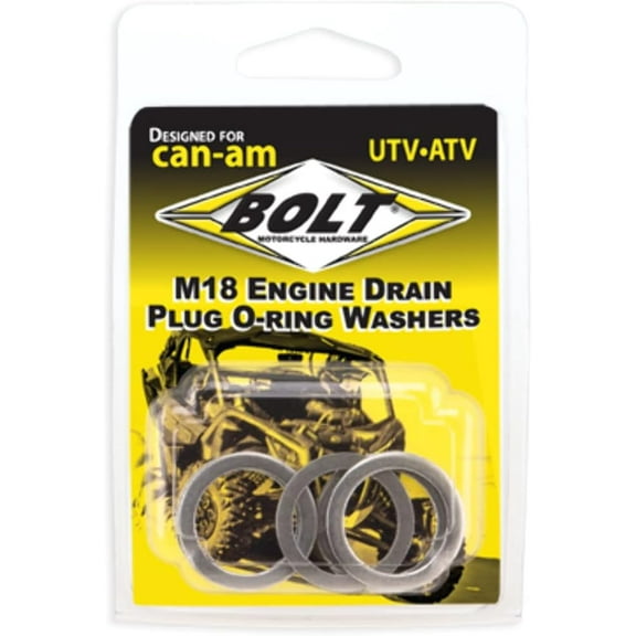 Bolt Motorcycle Hardware, Inc Can-Am Engine Drain Plug Wshr Can-Alm18