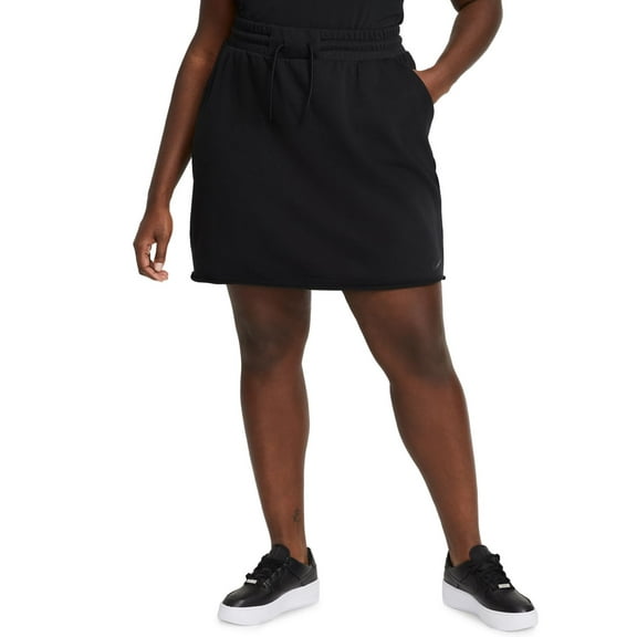 Nike Womens Plus Size Icon Clash Drawstring-Waist Sweats Skirt;2X