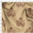 thumbnail image 4 of Soimoi Cotton Cambric Fabric Ogee Damask Print Sewing Fabric Yard 56 Inch Wide, 4 of 5