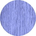 thumbnail image 1 of Ahgly Company Indoor Round Oriental Blue Modern Area Rugs, 6' Round, 1 of 4