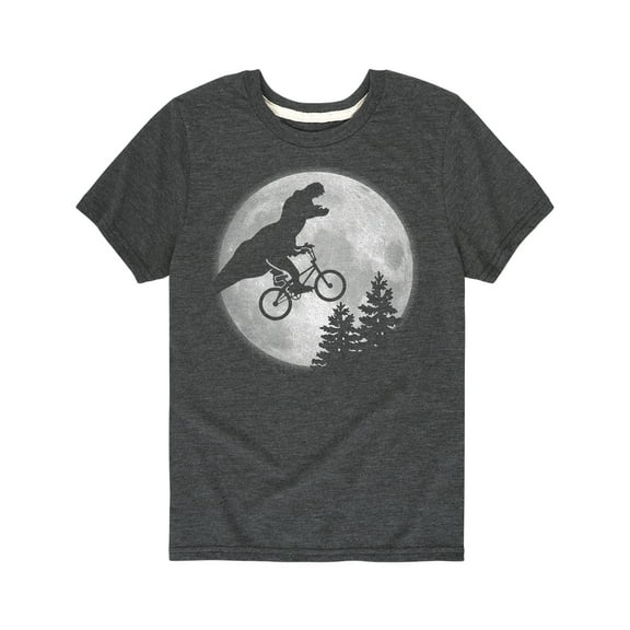 Instant Message - Dino Bike Moon - Youth Short Sleeve Tee