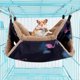thumbnail image 3 of Chinchilla Ferret Hammock, 34x34cm Small Pet Hammock Rabbit Hammock Soft Double Hammock, 3 of 5