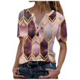thumbnail image 2 of ICHUANYI Liquidación Mujer Verano Impresión Botones Manga Larga Casual Blusa Camiseta Jersey Camisas ICHUANYI WER202308246837, 2 of 9
