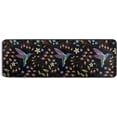 thumbnail image 5 of SKYSONIC 2'X6' Spring Embroidery Hummingbirds Runner Rug with Rubber Backing, Non Slip Entryway Rug Runner Washable Soft Area Rug Carpet for Hallway Bedroom Kitchen Decor, 5 of 6