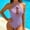 #088 Purple, variant on Felirenzacia Women's Sexy Cutout Monokini Halter One Piece Swimsuit, Slimming Tummy Control Push Up Drawstring Bathing Suit,Blue,M