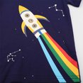 thumbnail image 5 of Odeerbi Kids T-Shirts Toddler Boys Novelty Luminous T-Shirts Cartoon Tops Baby Clothes 2025 Fashion Printed Round Neck Short Sleeve T-shirt Navy, 5 of 8