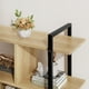 thumbnail image 5 of Estantería de Ratán de 71.1" y 5 Niveles – Gabinete con Puertas – Estantería Grande de Madera para Granja – 7 Estantes Abiertos – Almacenamiento Moderno, 5 of 8