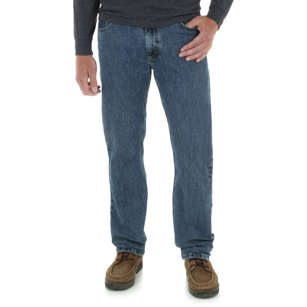 Wrangler - Men's Wrangler 5 Star Straight Fit Jean - Walmart.com ...