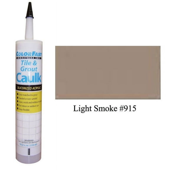 ColorFast Latex Colored Caulk - TEC Color Line: Light Smoke Sanded