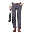 thumbnail image 2 of Men's Relaxed Fit Stretch Corduroy Lightweight Breathable Pants with Regular Fit for Everyday Casual and Business Wear,Gray,29, 2 of 5