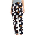 thumbnail image 2 of Jesvior Women'S Casual Halloween Print Sleep Pants Soft Lounge Trousers with Drawstring for Home Pajama Bottoms, 2 of 5
