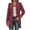 Z1-Red-womens blazers, variant on Wiyuqeen Womens' Tweed Blazer Long Sleeve Jacket Notch Collar Fully Lined Casual Business Trendy Elegant Work Office Long Jacket Coat