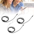 thumbnail image 1 of Con Clip Para El Cuello Auricular Para Teléfono Móvil 100 Cm/39,4 Pulgadas De Longitud Interfaz De 3,5 Mm Auriculares Con Cable Para Teléfonos Móviles, 1 of 7
