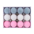 thumbnail image 5 of Sunjoy Tech 12Pcs Velvet Balls Christmas Tree Ornaments Plastic Flocked Ball Xmas Tree Hanging Decoration for Holiday Party Home Decor, 5 of 6
