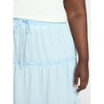 thumbnail image 5 of Terra & Sky Women's Plus Size Tiered Maxi Skirt, Sizes 0X-5X, 5 of 5