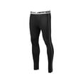 thumbnail image 4 of Under Armour Men's HeatGear Armour Compression Leggings (Black (001) / Steel, Small), 4 of 4