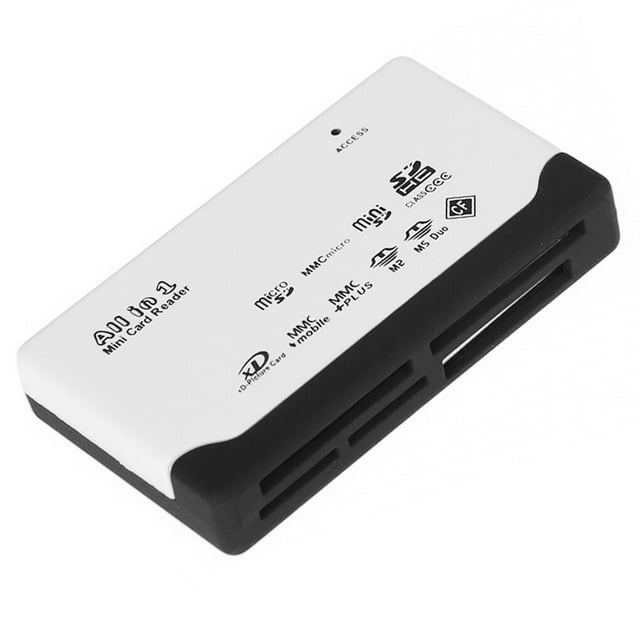 Sidaley Lector de tarjetas de memoria CF MS para teléfono móvil, adaptador USB 2,0 externo para el hogar, convertidor de lectura y escritura, Type3