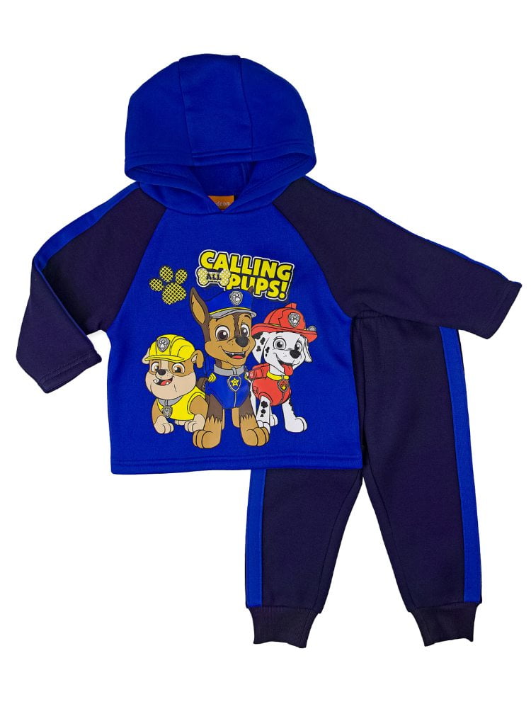 Paw Patrol /"Calling all Pups/" Boys Two Piece Pajama Set