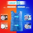 thumbnail image 5 of Cooling Vest for Women Men Cool Vest Heatstroke Prevention Body Cool Down Cold Vest for Hot Weather Evaporative (Blue), 5 of 7